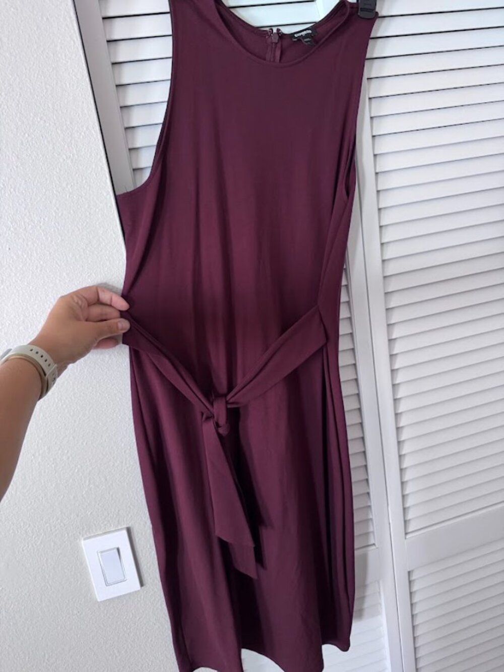 Express Deep Purple Dress